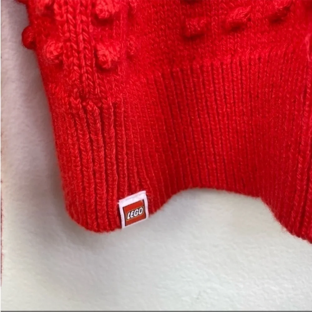 LEGO X Target NWT Textured Knit Red Sweater size XL